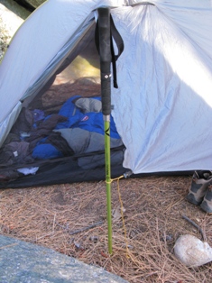 As tent stake